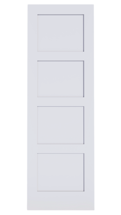Beautiful Shaker interior door installed in a Toronto home