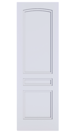 White Shaker Step door enhancing room aesthetics
