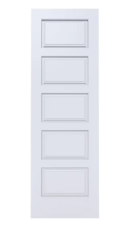 Raised panel door with modern finishes for home interiors