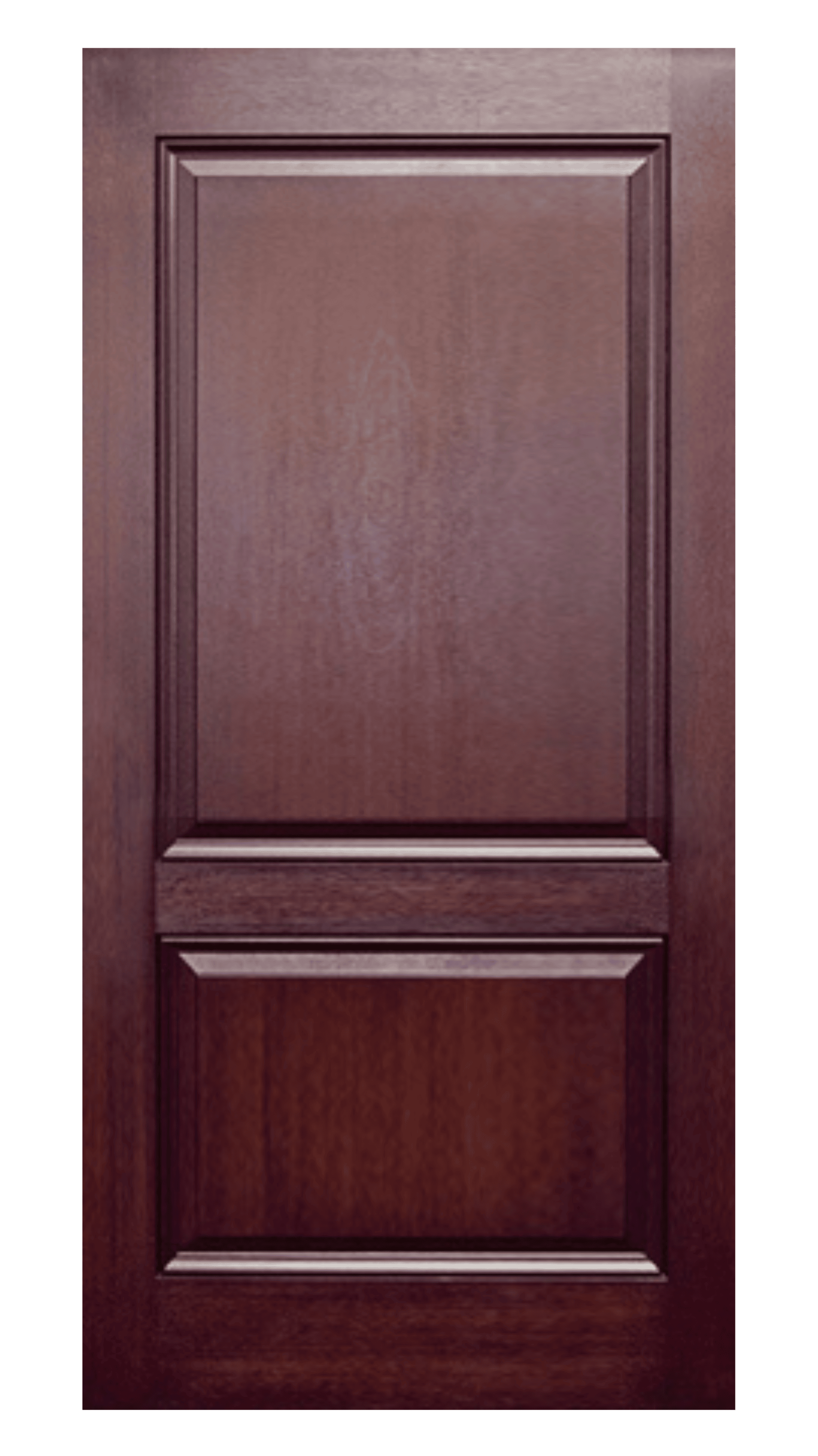 2 Panel fiberglass entry door