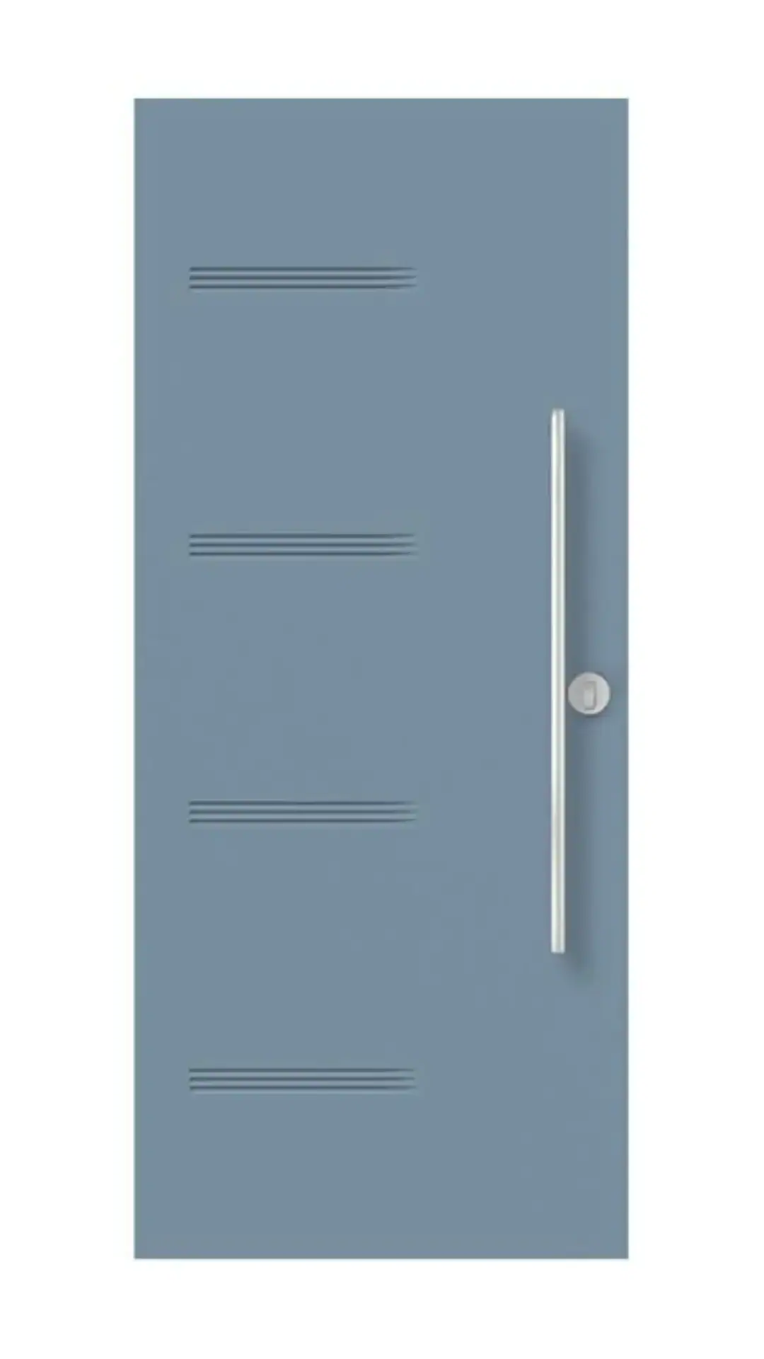 Oso steel entry door, compatible with the Vertical Accent