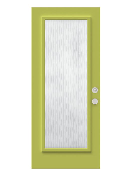 Clear door glass panel for modern and bright entryways