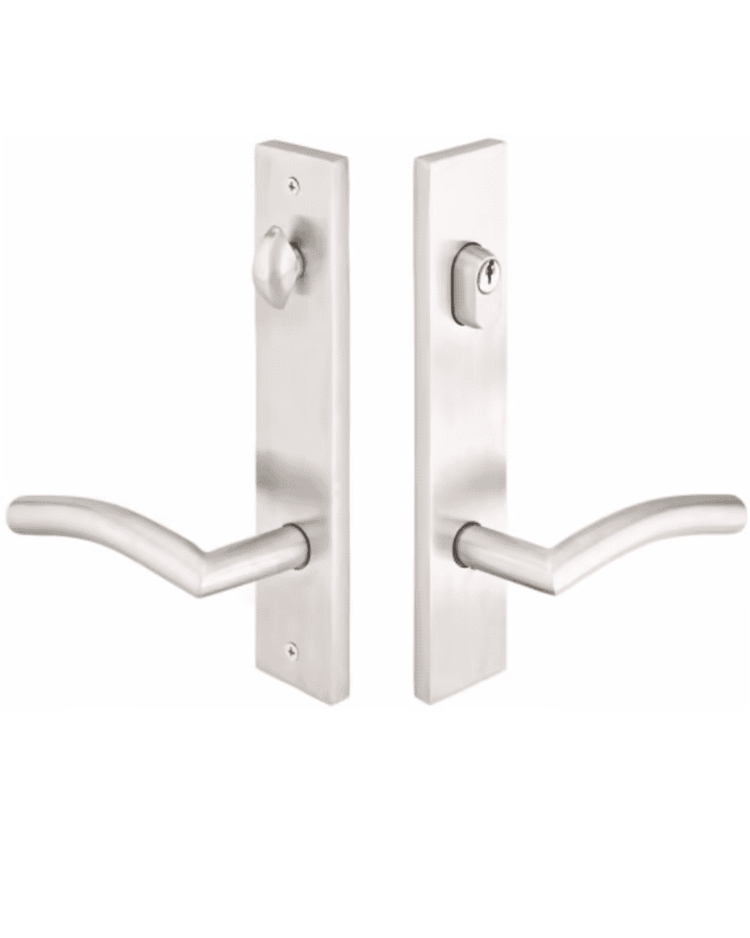 Modern stainless steel multipoint lock hardware