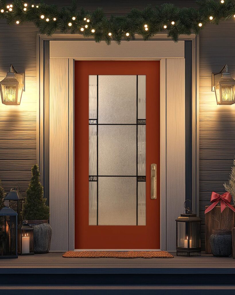 EX-SH-002 3-Panel Woodgrain Shaker Door