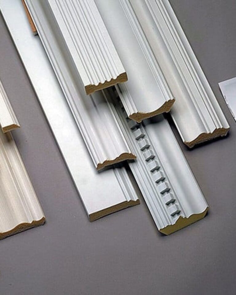 Trim and moulding set including baseboards, crown, and casings for elegant interiors.